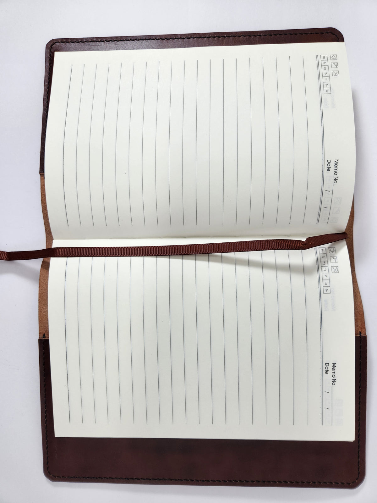 Handcrafted Mahogany Leather Journal Cover